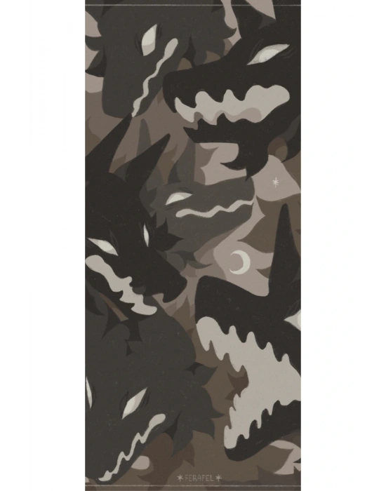 Panter Kapı Direk Kaplama Folyosu BASKILI STİCKER Sağ-Sol 2 Adet 22*50 CM