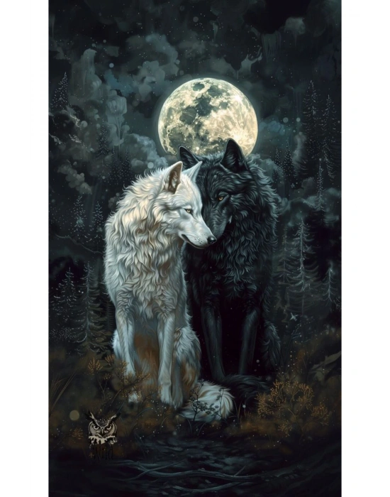 Kurt Kapı Direk Kaplama Folyosu BASKILI STİCKER Sağ-Sol 2 Adet 22*50 CM