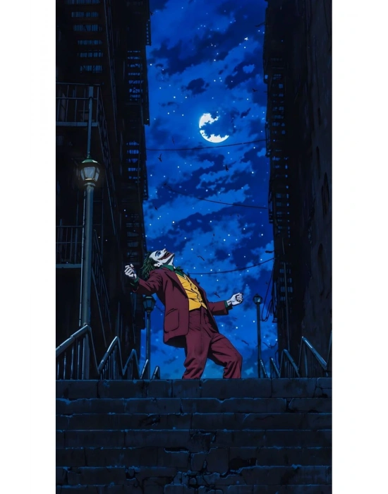 Joker Kapı Direk Kaplama Folyosu BASKILI STİCKER Sağ-Sol 2 Adet 22*50 CM