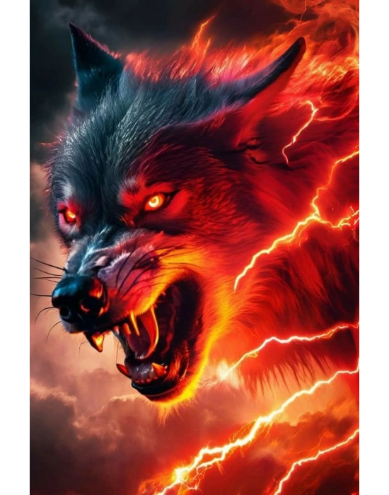 Kurt Kapı Direk Kaplama Folyosu BASKILI STİCKER Sağ-Sol 2 Adet 22*50 CM