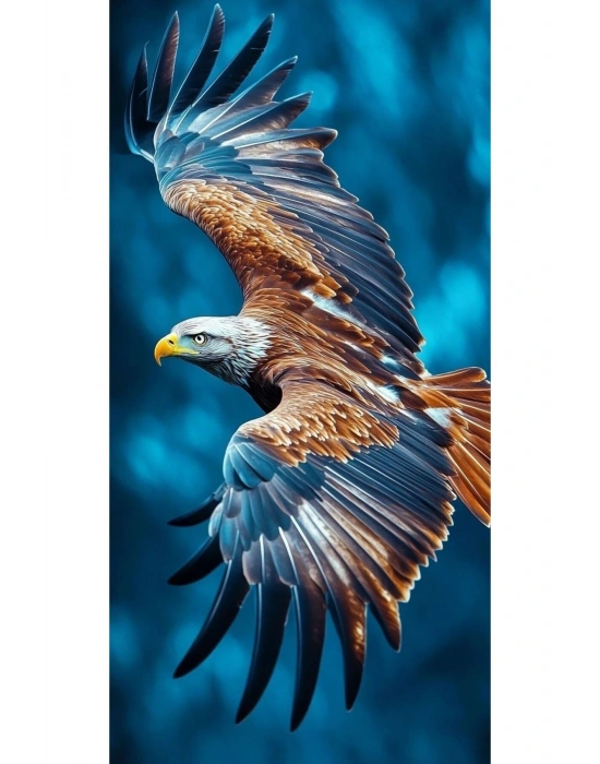 Kartal Kapı Direk Kaplama Folyosu BASKILI STİCKER Sağ-Sol 2 Adet 22*50 CM