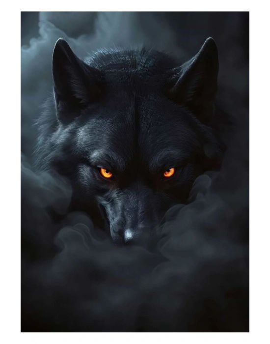 Kurt Kapı Direk Kaplama Folyosu BASKILI STİCKER Sağ-Sol 2 Adet 22*50 CM