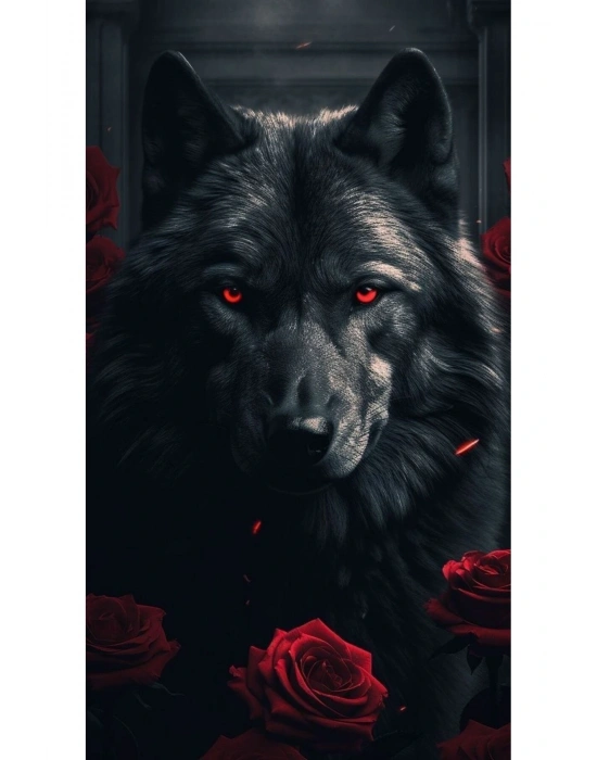 Kurt Kapı Direk Kaplama Folyosu BASKILI STİCKER Sağ-Sol 2 Adet 22*50 CM