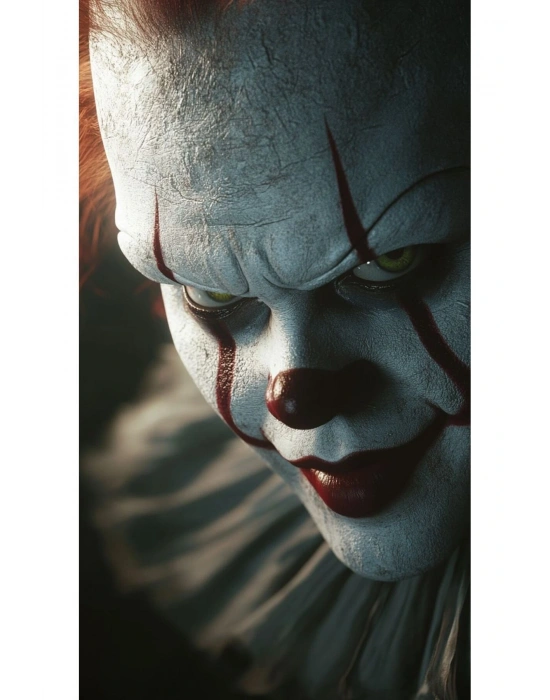 Pennywise Kapı Direk Kaplama Folyosu BASKILI STİCKER Sağ-Sol 2 Adet 22*50 CM