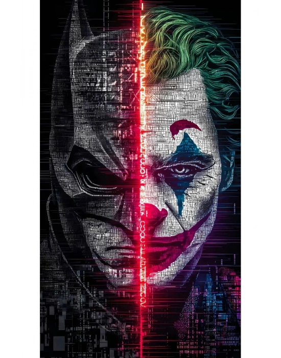 Joker Kapı Direk Kaplama Folyosu BASKILI STİCKER Sağ-Sol 2 Adet 22*50 CM