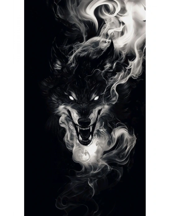 Kurt Kapı Direk Kaplama Folyosu BASKILI STİCKER Sağ-Sol 2 Adet 22*50 CM