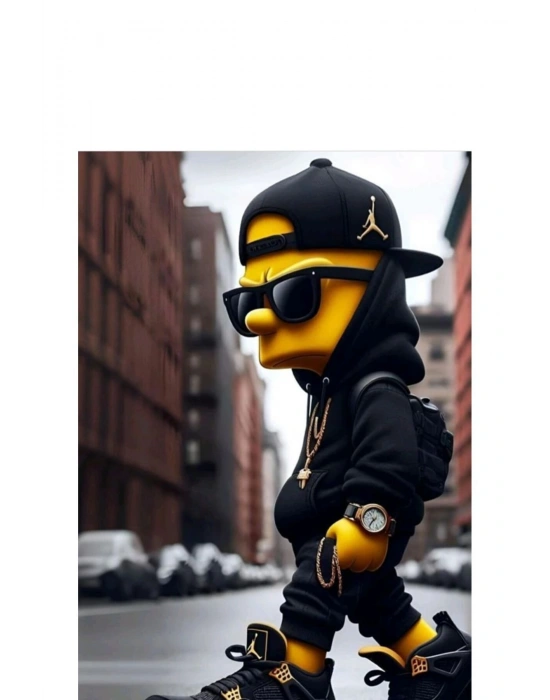 Simson Kapı Direk Kaplama Folyosu BASKILI STİCKER Sağ-Sol 2 Adet 22*50 CM