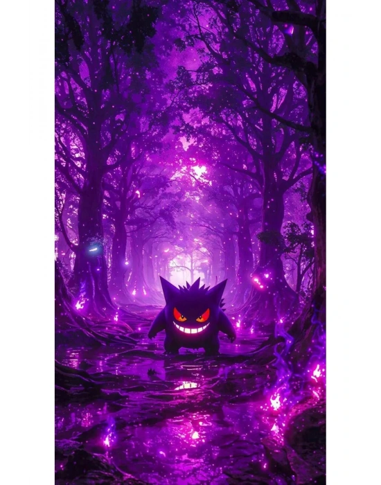 Gengar Kapı Direk Kaplama Folyosu BASKILI STİCKER Sağ-Sol 2 Adet 22*50 CM