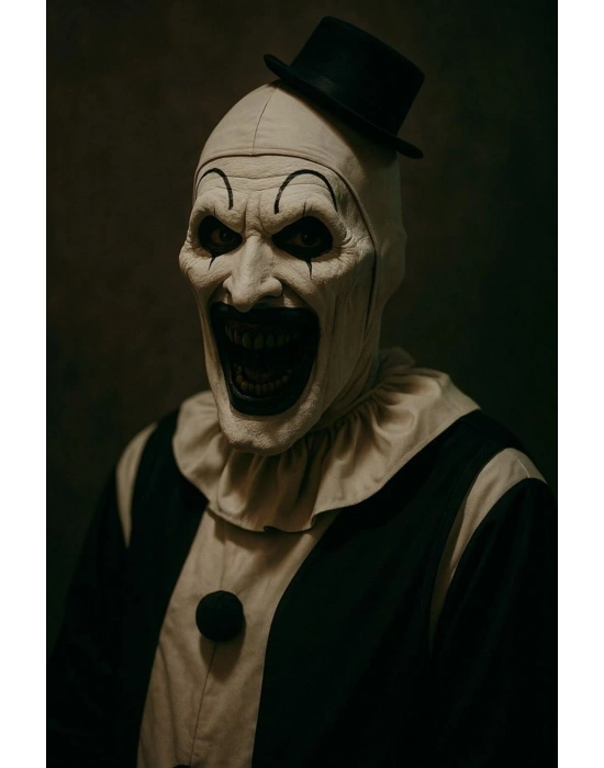 Palyaço Art Kapı Direk Kaplama Folyosu BASKILI STİCKER Sağ-Sol 2 Adet 22*50 CM