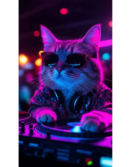 Kedi Kapı Direk Kaplama Folyosu BASKILI STİCKER Sağ-Sol 2 Adet 22*50 CM