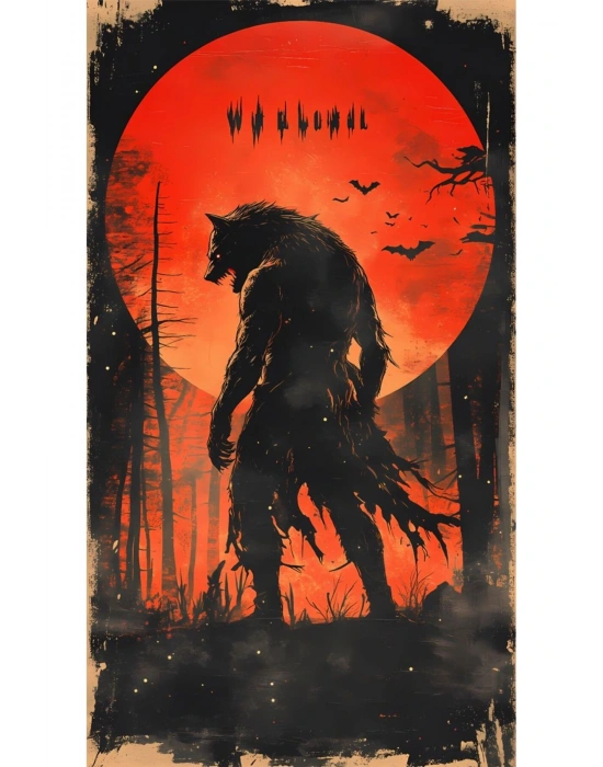 Kurt Kapı Direk Kaplama Folyosu BASKILI STİCKER Sağ-Sol 2 Adet 22*50 CM