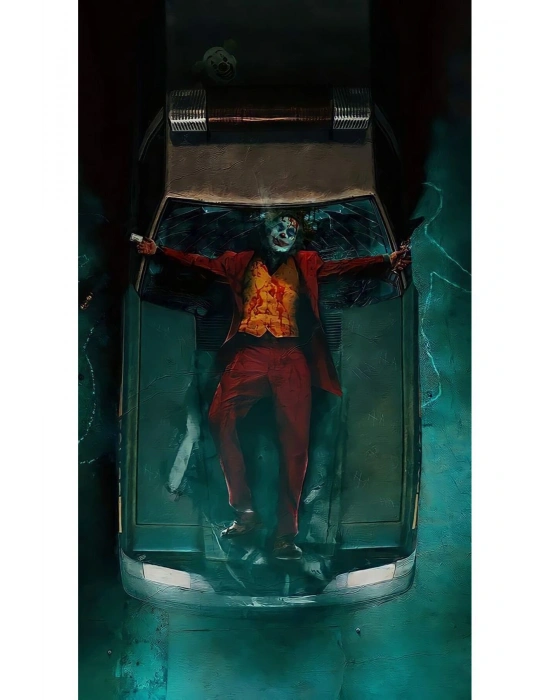 Joker Kapı Direk Kaplama Folyosu BASKILI STİCKER Sağ-Sol 2 Adet 22*50 CM