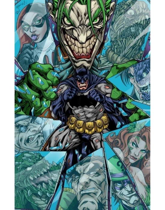 Joker Kapı Direk Kaplama Folyosu BASKILI STİCKER Sağ-Sol 2 Adet 22*50 CM