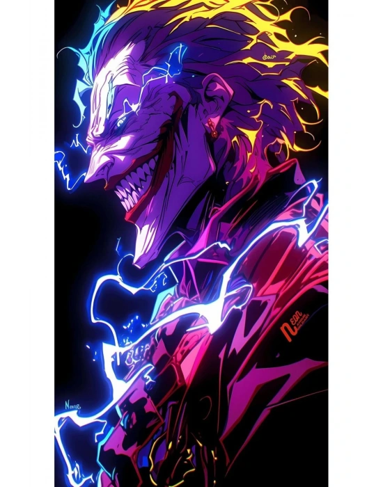 Joker Kapı Direk Kaplama Folyosu BASKILI STİCKER Sağ-Sol 2 Adet 22*50 CM