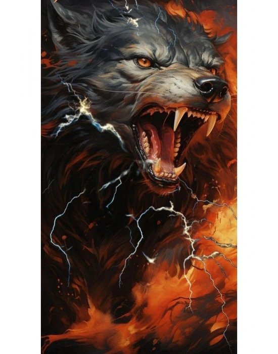 Kurt Kapı Direk Kaplama Folyosu BASKILI STİCKER Sağ-Sol 2 Adet 22*50 CM