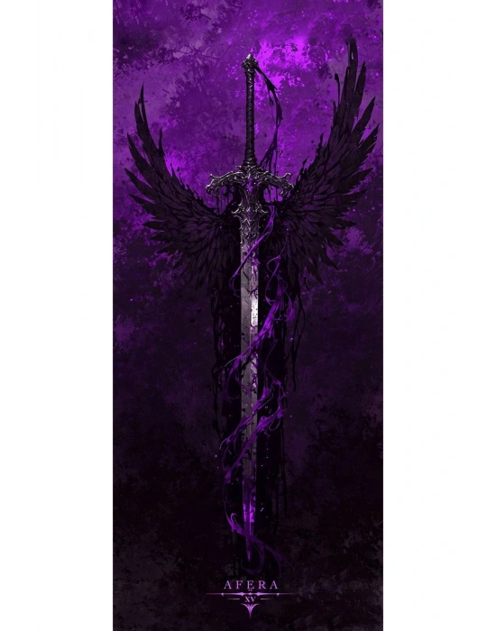 Kılıç Kapı Direk Kaplama Folyosu BASKILI STİCKER Sağ-Sol 2 Adet 22*50 CM