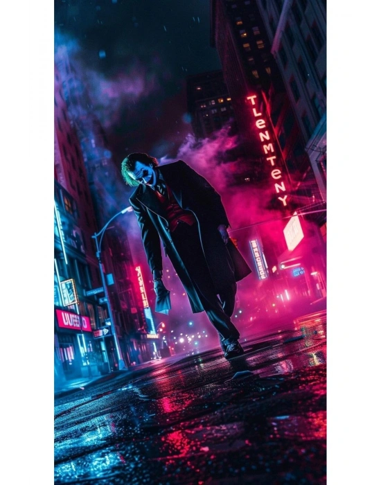 Joker Kapı Direk Kaplama Folyosu BASKILI STİCKER Sağ-Sol 2 Adet 22*50 CM