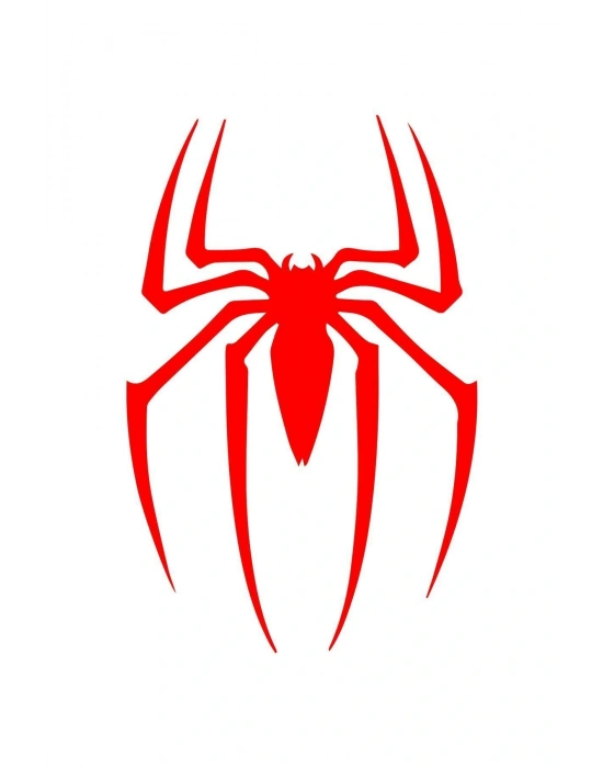 Örümcek Sticker Motorsiklet Kask Laptop Ve Oto Sticker 14x9 Cm