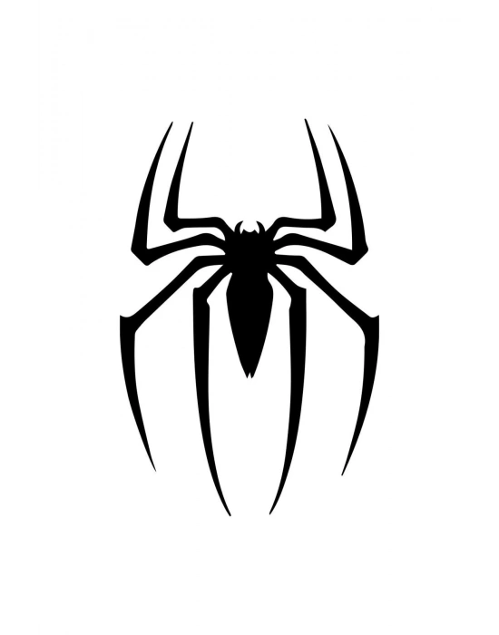 Örümcek Sticker Motorsiklet Kask Laptop Ve Oto Sticker 14x9 Cm