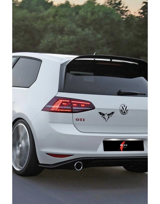 Kartal Göz Sticker Araba, Motorsiklet, Kask, Laptop, Cam Sticker 14x9 Cm