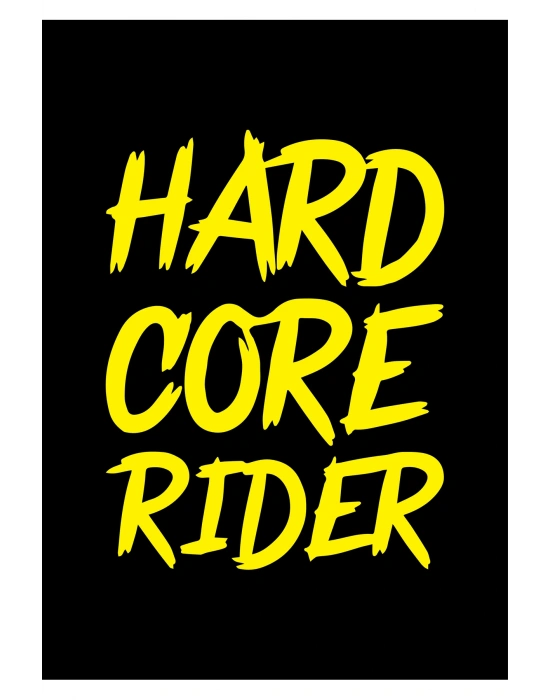 Hard Core Rider Sticker Cam Sticker Oto Sticker 14X18 Cm