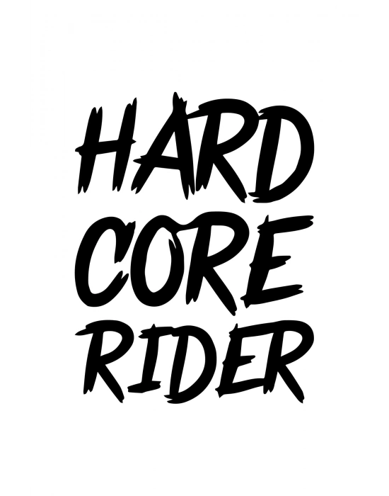Hard Core Rider Sticker Cam Sticker Oto Sticker 14X18 Cm
