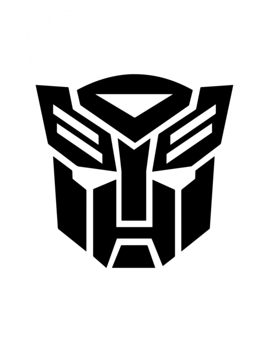 Transformers Sticker Oto Sticker Araba Cam Sticker 10 X 11 cm Siyah