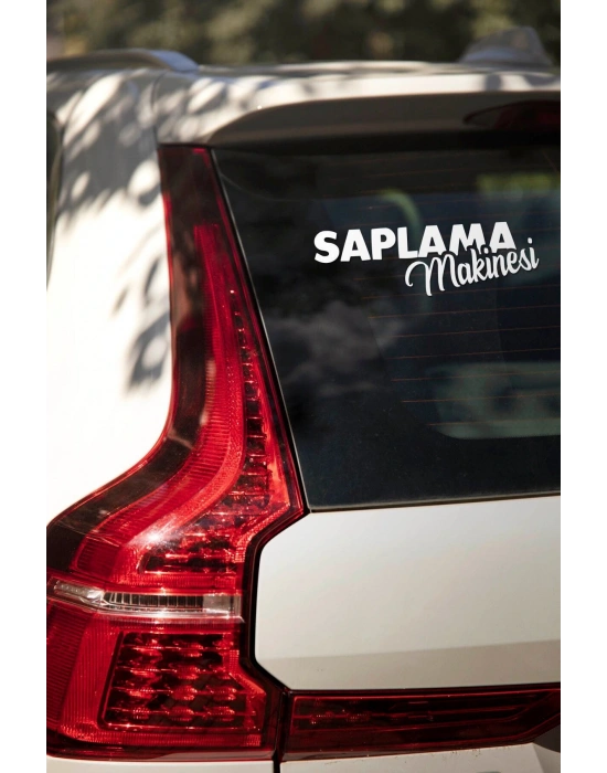 Saplama Makinesi Jdm Yazı Araba-motosiklet Cam Etiket Sticker 18x6cm