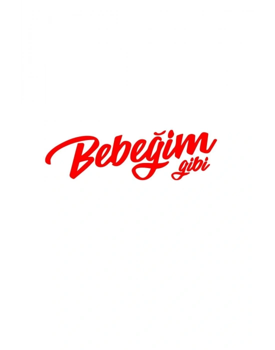 Bebeğim Gibi Araba Motorsiklet Kask Laptop Sticker 17x5 Cm