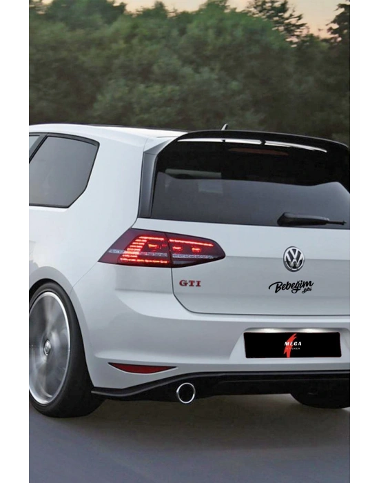 Bebeğim Gibi Araba Motorsiklet Kask Laptop Sticker 17x5 Cm