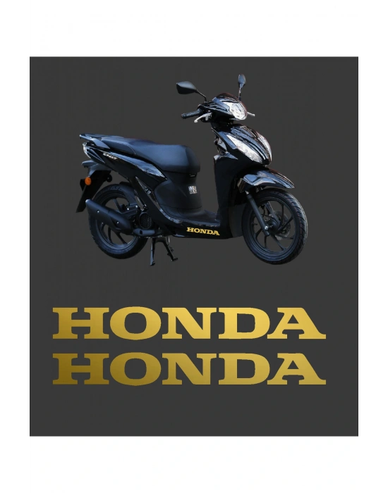Honda Dio Marşpiyel Sticker Honda Sticker 2 Adet 20cm
