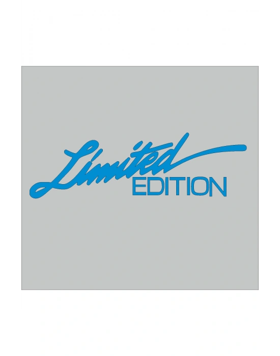 Limited Edition Sticker Araba Motorsiklet Oto Pc Sticker 20cm*4,5cm Acık Mavi