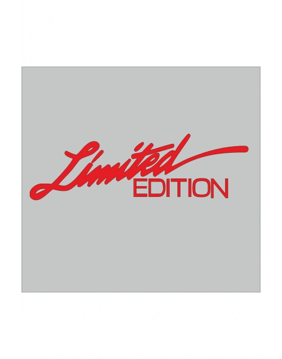 Limited Edition Sticker Araba Motorsiklet Oto Pc Sticker 20cm*4,5cm Kırmızı