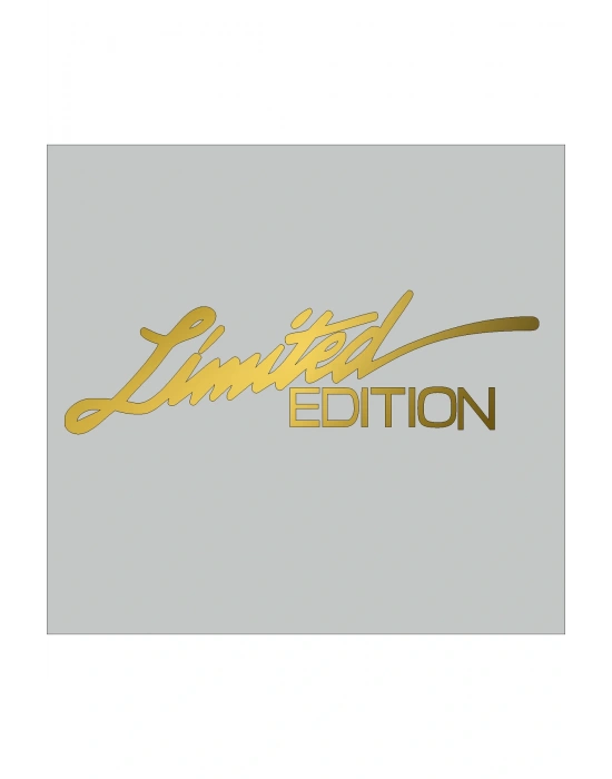Limited Edition Sticker Araba Motorsiklet Oto Pc Sticker 20cm*4,5cm Metalik Gold