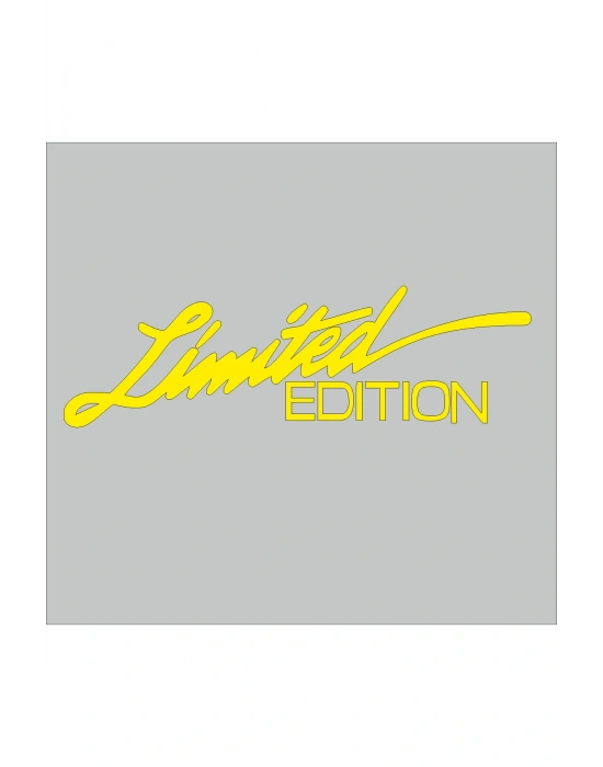 Limited Edition Sticker Araba Motorsiklet Oto Pc Sticker 20cm*4,5cm Limon Sarı