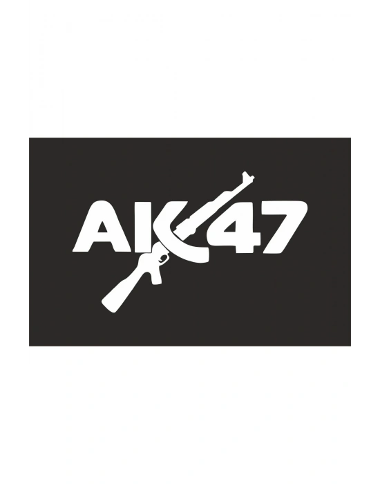 Ak47 Keleş 20x12 cm Sticker Araba, Motorsiklet, Laptop, Cam Sticker