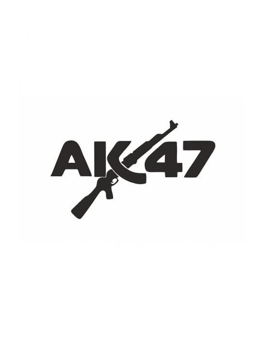 Ak47 Keleş 20x12 cm Sticker Araba, Motorsiklet, Laptop, Cam Sticker