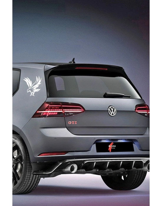 Uçan Kartal Oto Sticker, Motorsiklet Sticker, Kask Sticker 14x12 Cm