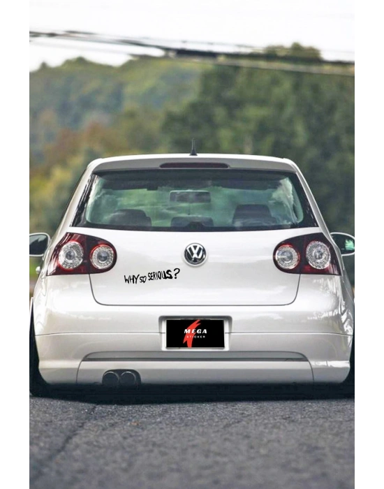 Why so serious Araba, Motorsiklet, Kask, Laptop,cam Sticker 20x6 Cm
