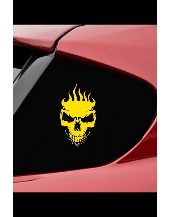 Kuru Kafa Araba, Motorsiklet, Kask, Laptop, Cam Sticker 15x9 Cm