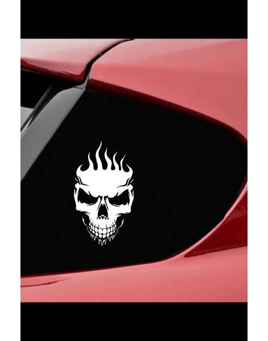 Kuru Kafa Araba, Motorsiklet, Kask, Laptop, Cam Sticker 15x9 Cm