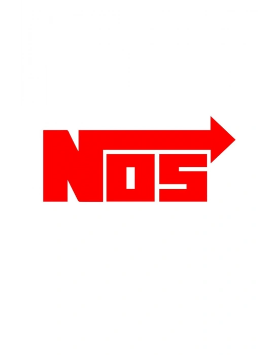 Nos Araba, Motorsiklet, Kask, Laptop, Cam Sticker 13x6 Cm