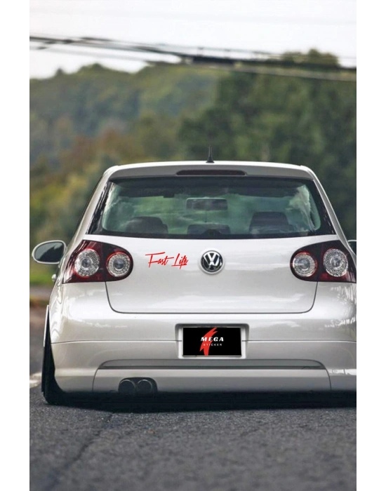 Fats Life Araba Motorsiklet Kask Laptop Sticker 18x7 Cm