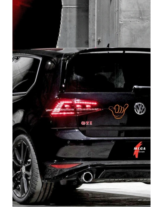 Miki Fare El Araba Motorsiklet Kask Laptop Cam Ve Oto Sticker 15x11 Cm