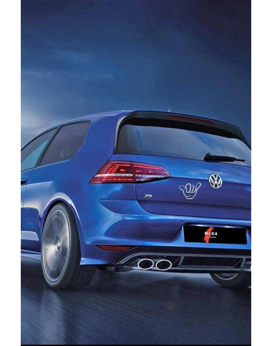 Miki Fare El Araba Motorsiklet Kask Laptop Cam Ve Oto Sticker 15x11 Cm