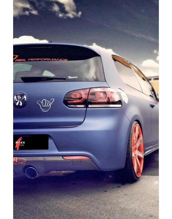 Miki Fare El Araba Motorsiklet Kask Laptop Cam Ve Oto Sticker 15x11 Cm