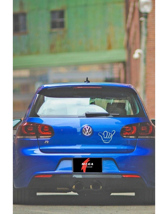 Miki Fare El Araba Motorsiklet Kask Laptop Cam Ve Oto Sticker 15x11 Cm