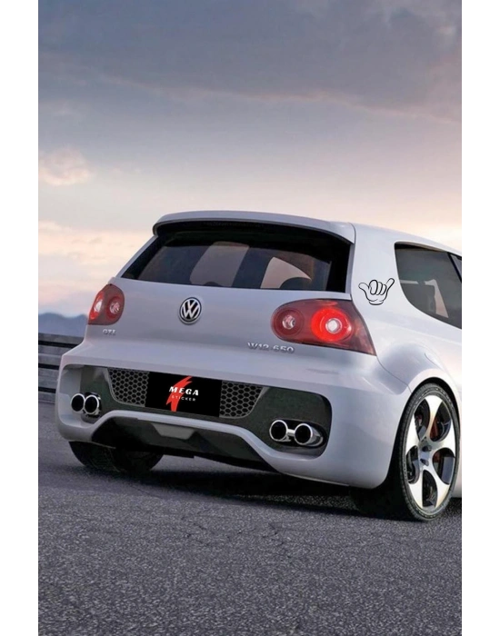 Miki Fare El Araba Motorsiklet Kask Laptop Cam Ve Oto Sticker 15x11 Cm