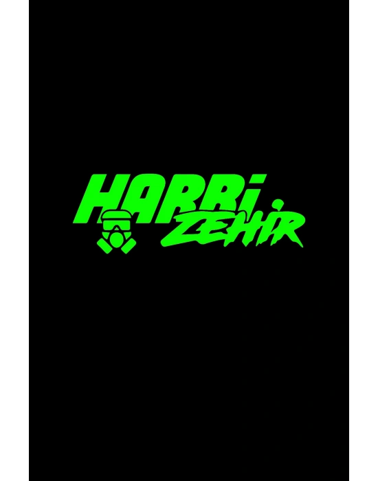 Harbi Zehir Araba, Motorsiklet, Kask, Laptop,cam Sticker 16x6 Cm