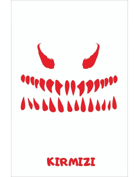 Venom Sticker Araba, Motorsiklet Far sticker